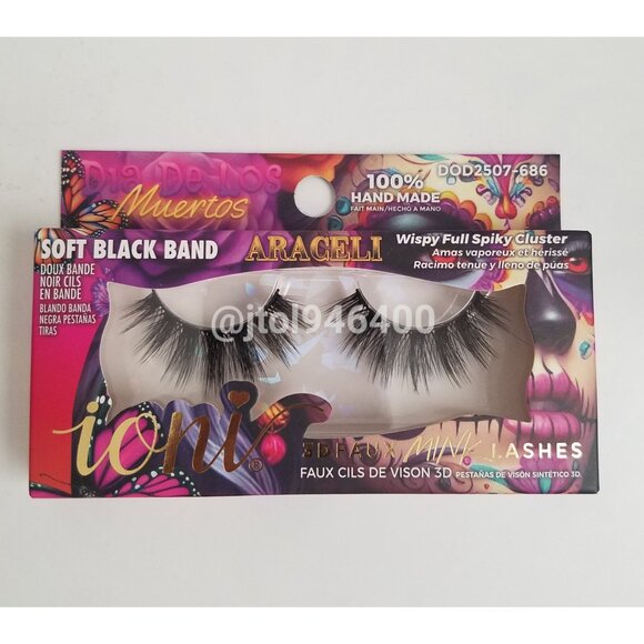 Ioni Dia De Los Muertos Araceli Wispy Full Spiky Cluster Mink Lashes